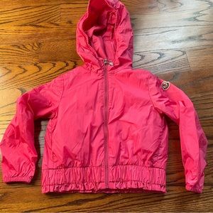 Moncler Kids Pink Raincoat